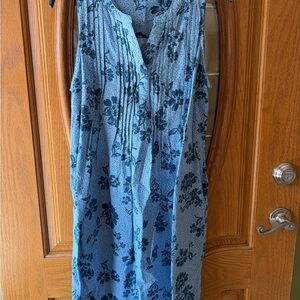 Sonoma Blue Floral Dress